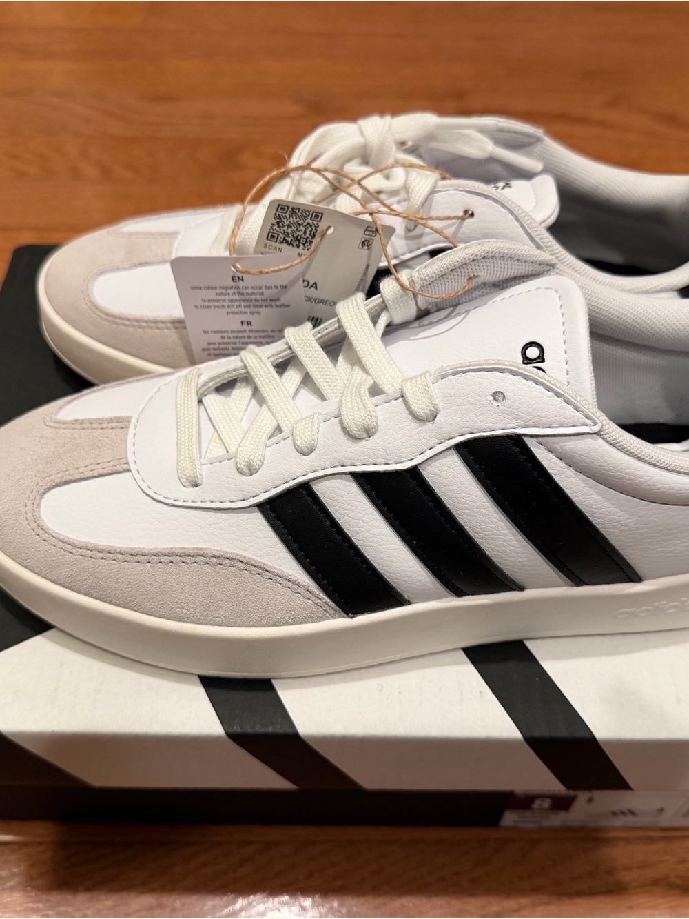 Adidas Women's Barreda Decode Sneaker White/black/Gray - Picture 9 of 16